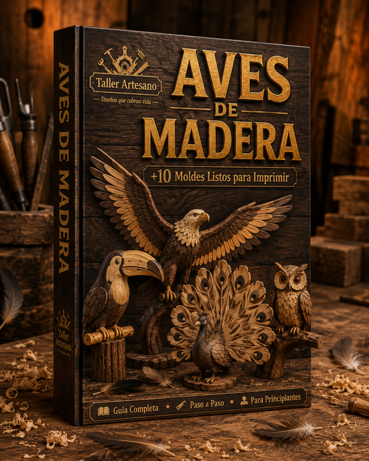 Aves de Madera +10 Moldes Listos para Imprimir